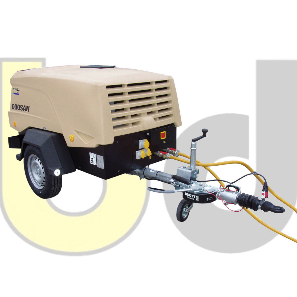 Doosan 7/31E+ - 105CFM - Two Tool Compressor