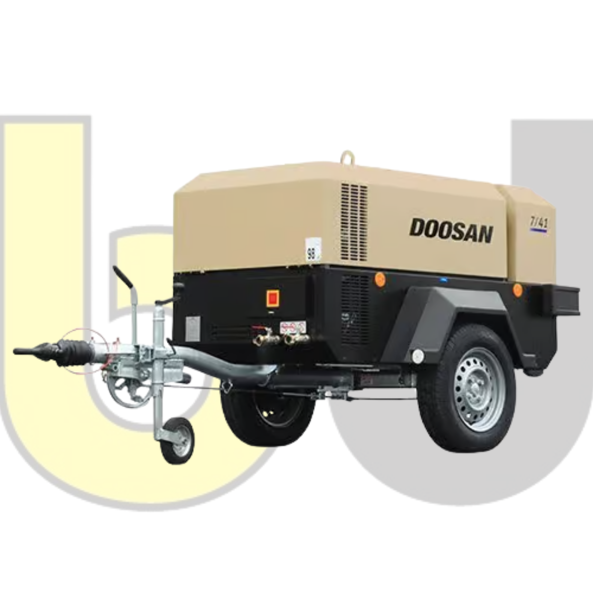 Doosan 7/41 - 140CFM - Two Tool Compressor
