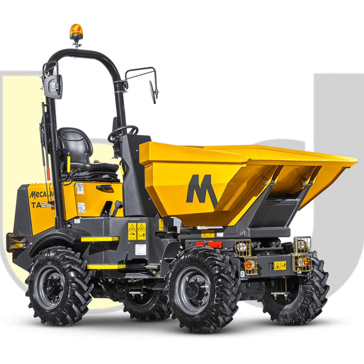 Mecalac TA2SEH - 2 Ton High Tip Swivel Site Dumper