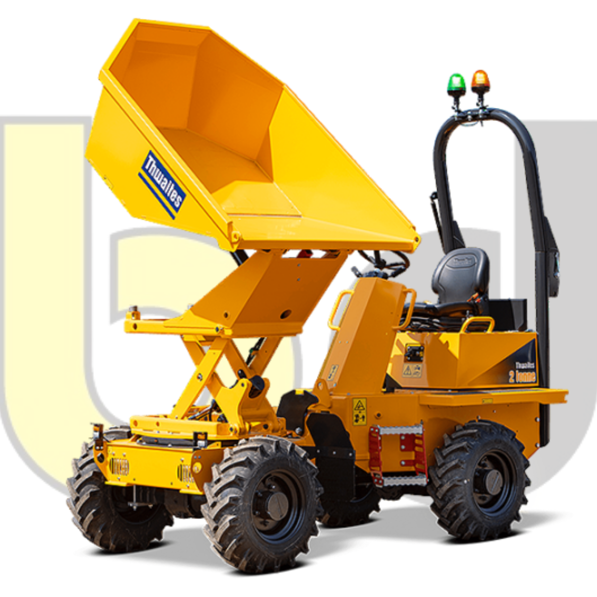 Thwaites MACH2071 - 2 Ton High Tip Swivel Site Dumper