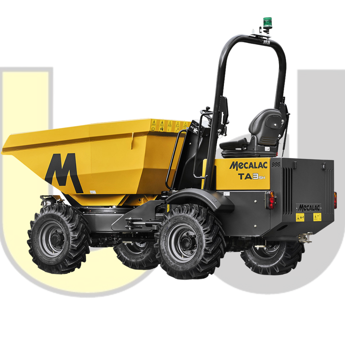 Mecalac TA3SH - 3 Ton Swivel Tip Site Dumper