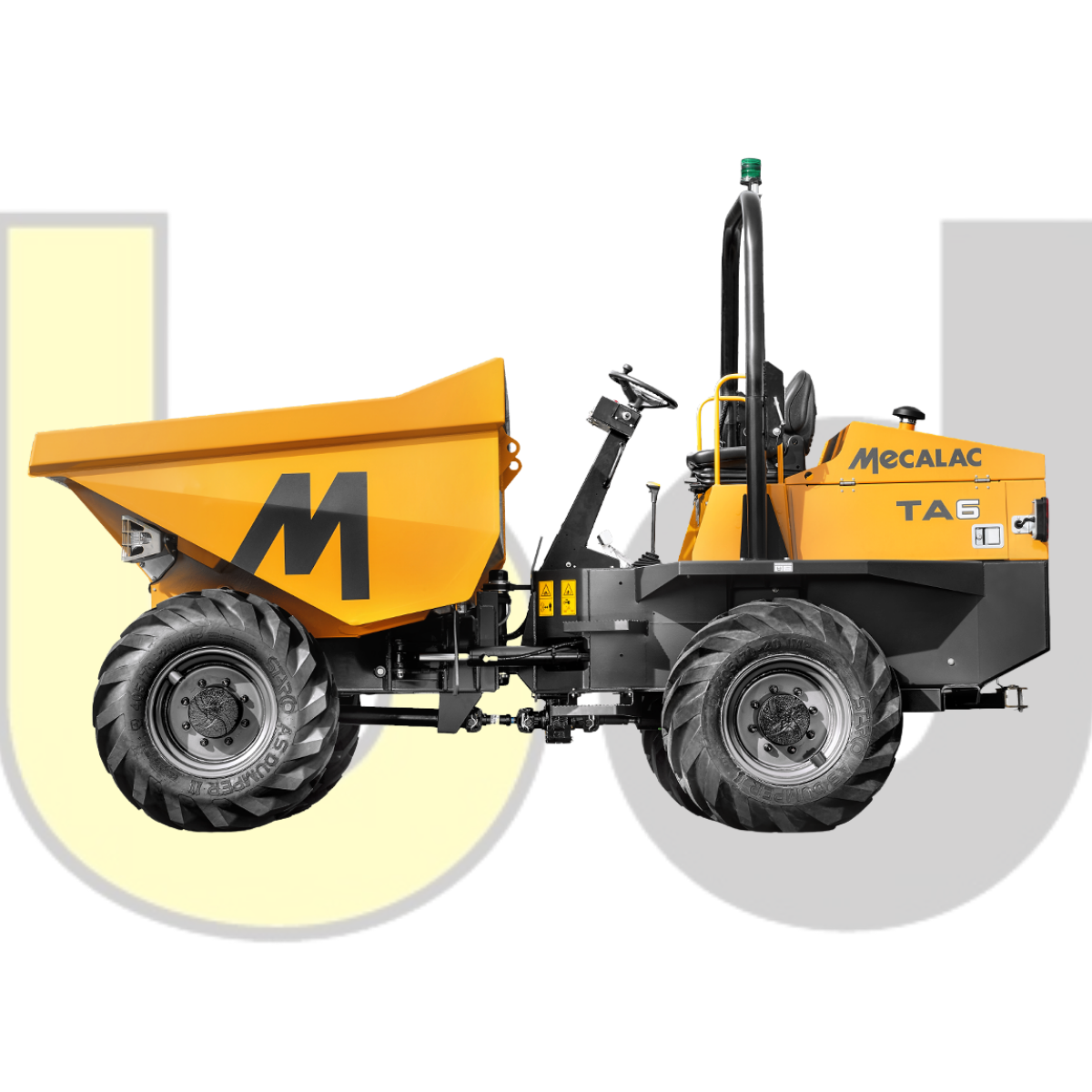 Mecalac TA6 - 6 Ton Straight Tip Site Dumper