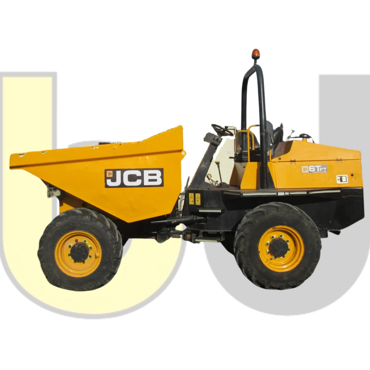 JCB 6TFT - 6 Ton Straight Tip Site Dumper