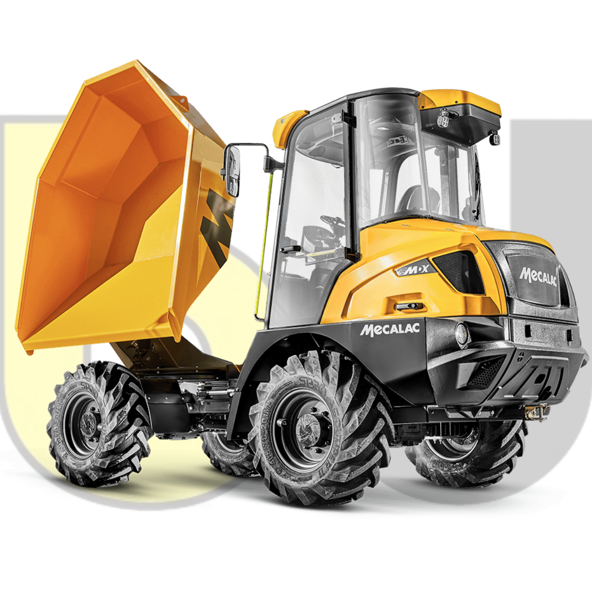 Mecalac 6SMDX - 6 Ton Cabbed Swivel Tip Dumper